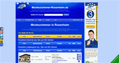 Desktop Screenshot of monteurzimmer-rosenheim.de