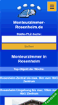 Mobile Screenshot of monteurzimmer-rosenheim.de